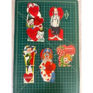 Vintage Clown Valentines